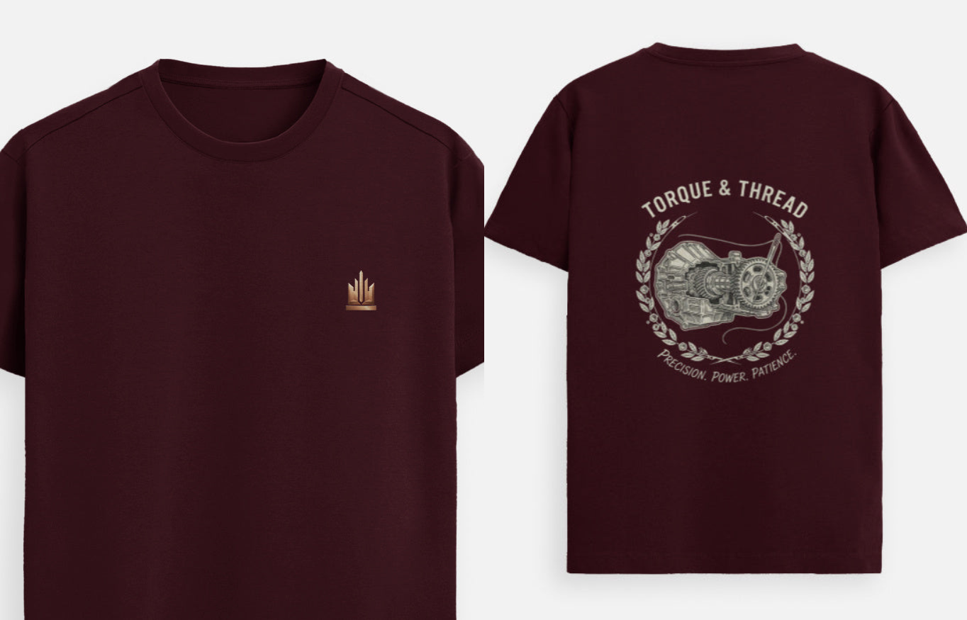 SUPIMA Masterpiece Tee | "Mechanical Soul - Torque & Thread" Edition by Seth Ji Car Station