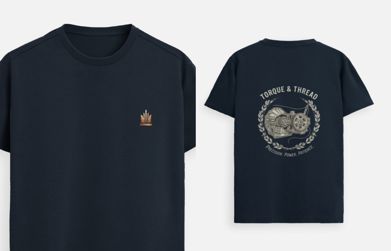 SUPIMA Masterpiece Tee | "Mechanical Soul - Torque & Thread" Edition by Seth Ji Car Station - Image 4